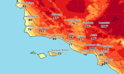 Southern California High Temperatures Weather Forecast
