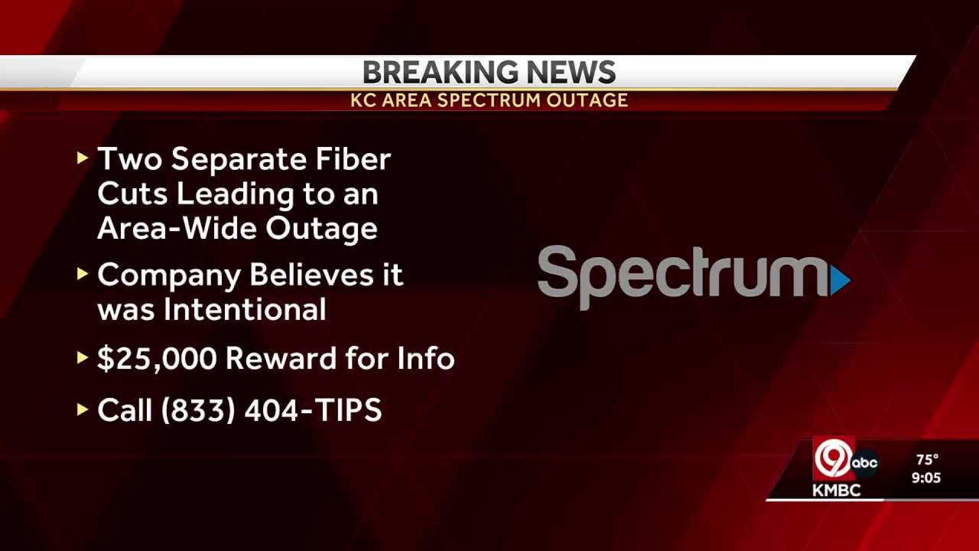 Spectrum Fiber Optic Network Vandalism Kansas City