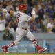 St. Louis Cardinals Player Hitting Home Run