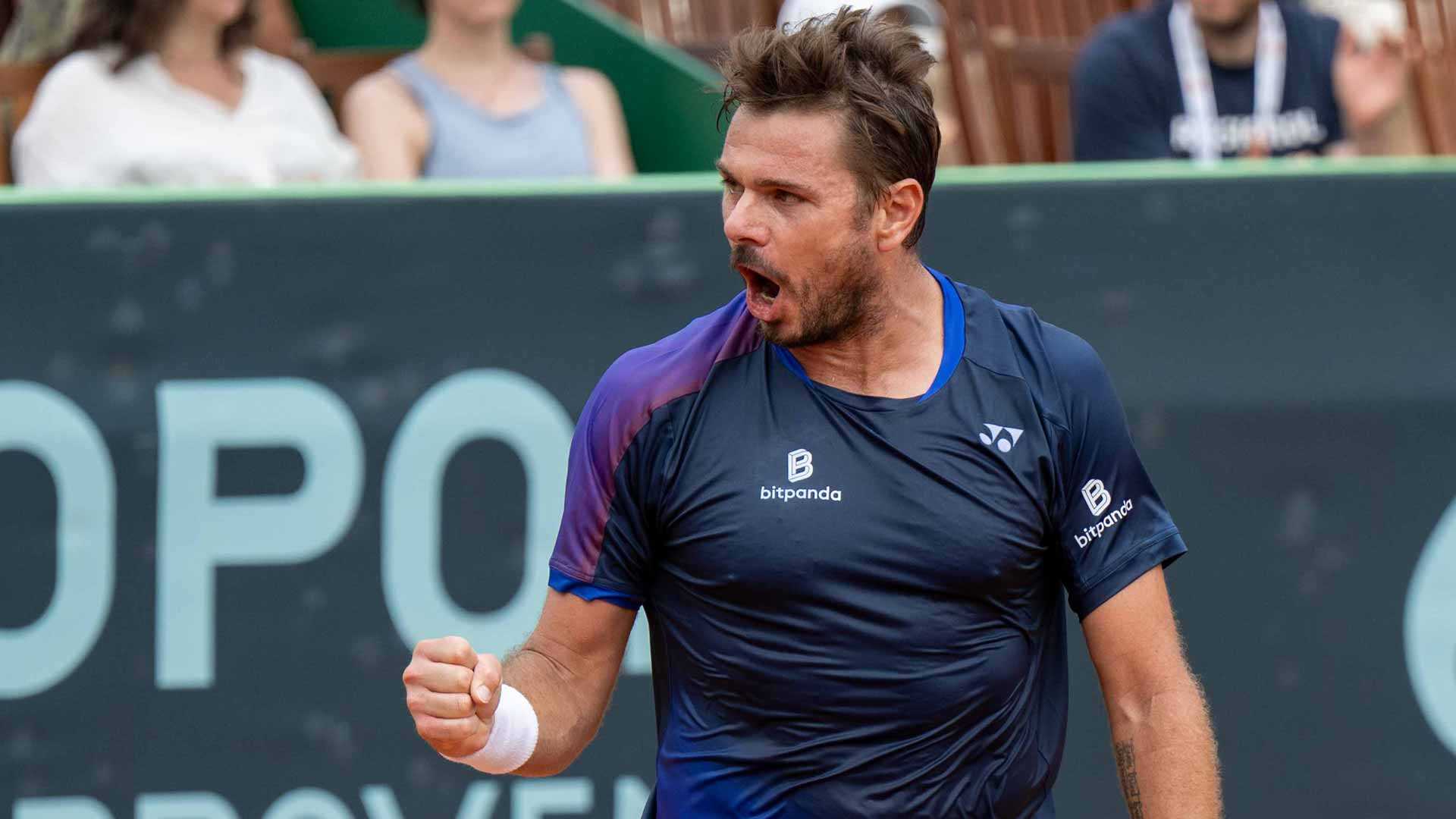Stan Wawrinka Tennis Match Aix En Provence