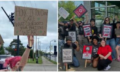 Starbucks Dress Code Protest Barista