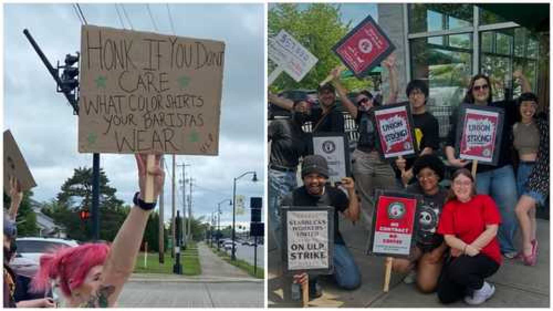 Starbucks Dress Code Protest Barista