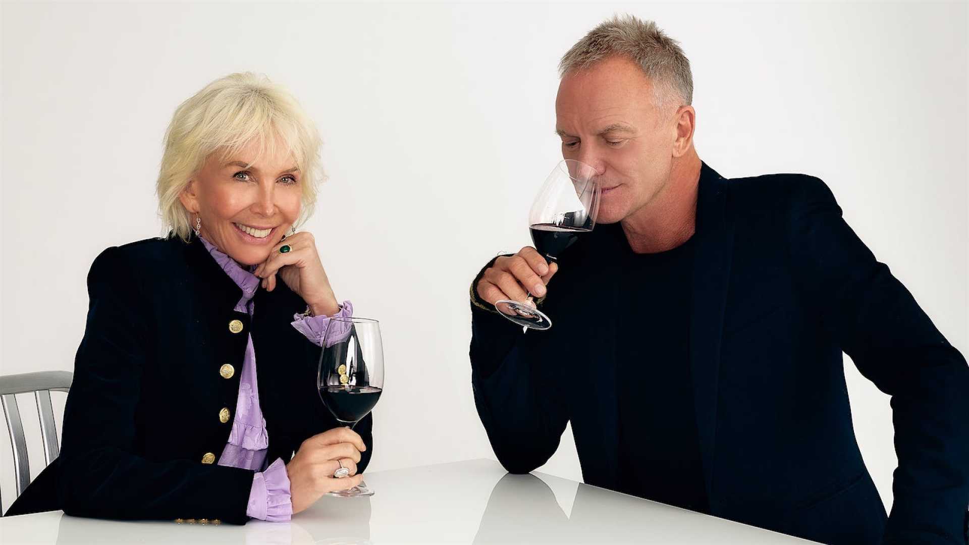 Sting Trudie Styler Tuscany Estate Wine