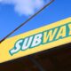 Subway Restaurant Closed Sign