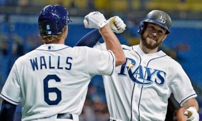 Tampa Bay Rays Baseball Game Celebration