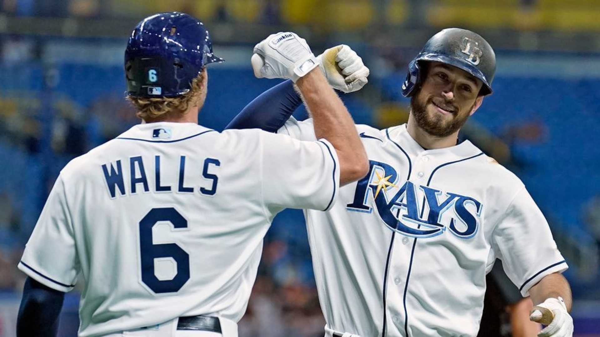 Tampa Bay Rays Baseball Game Celebration