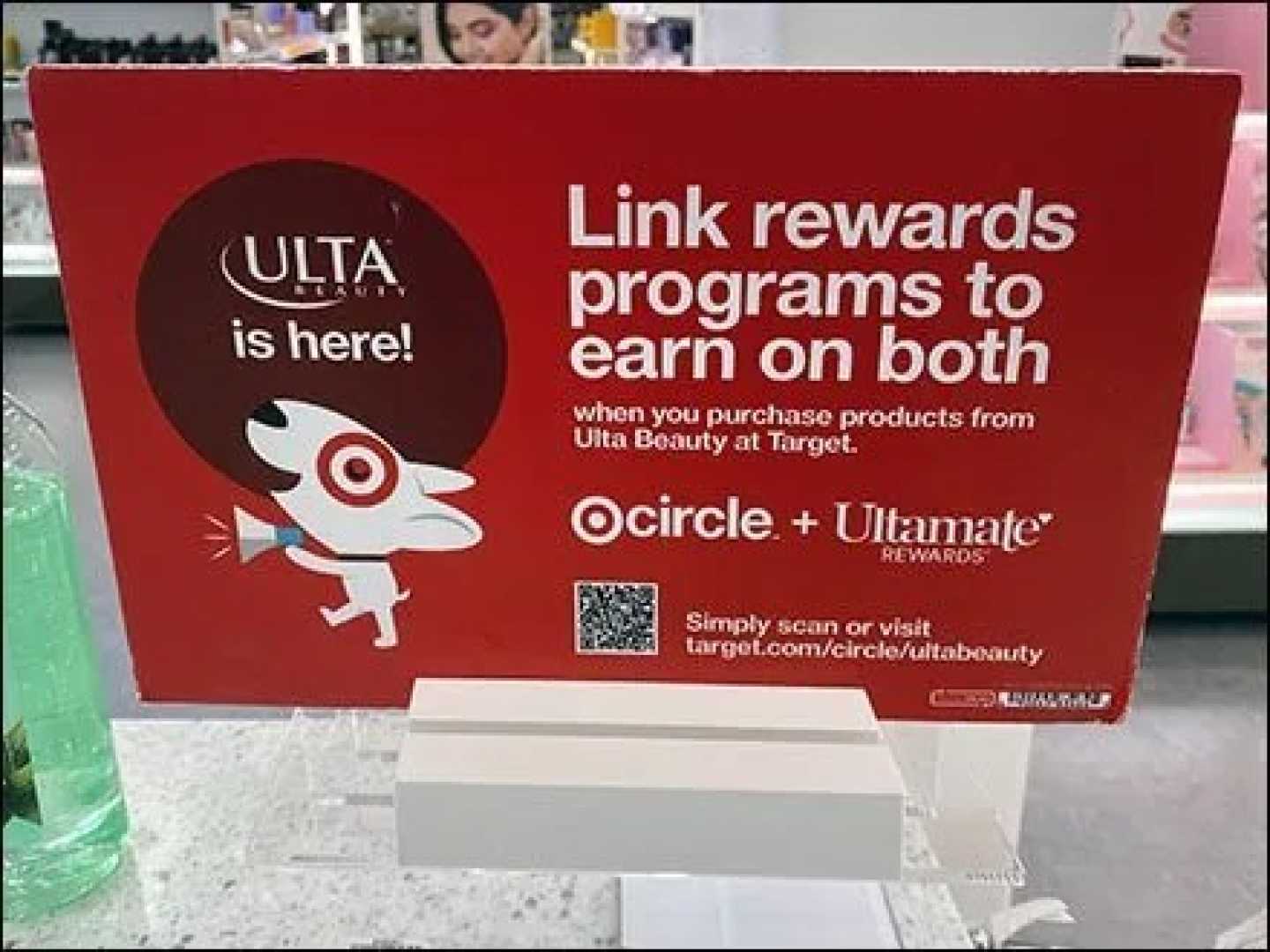 Target Store Sign And Ulta Logo