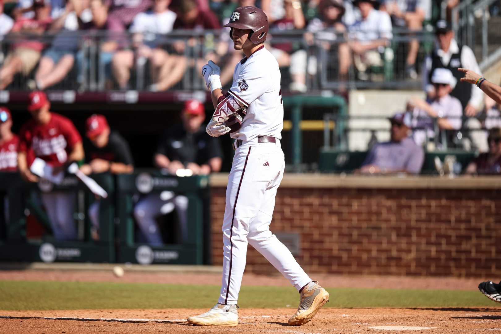 Texas A&m Baseball Game Action