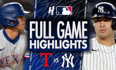 Texas Rangers Vs New York Yankees Baseball Game