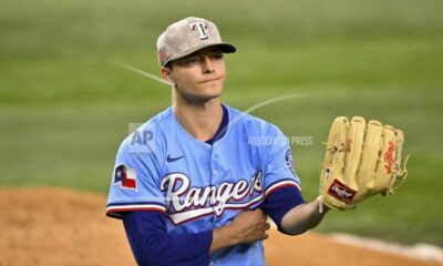 Texas Rookie Pitcher No Hit Bid Baseball