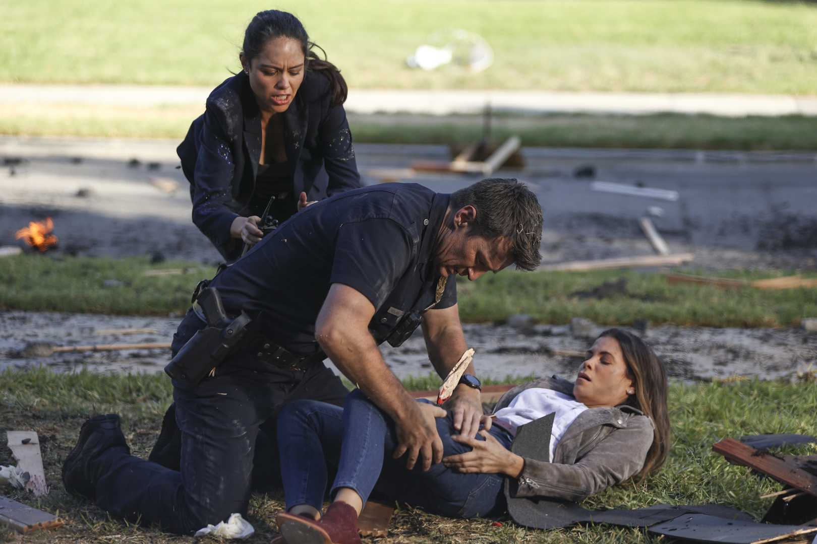 The Rookie Tv Show Characters And Action Scenes