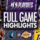 Timberwolves Vs Lakers Game 5 Highlights