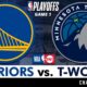 Timberwolves Vs Warriors Nba Playoffs