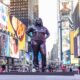 Times Square Bronze Sculpture Installation