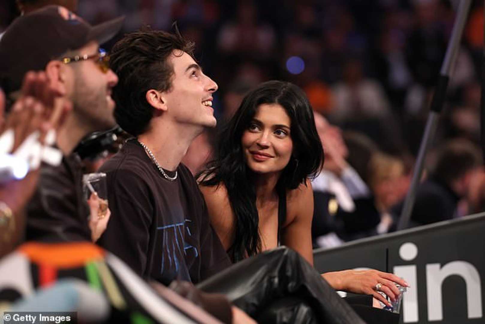 Timothee Chalamet Knicks Game Celebrity Presence