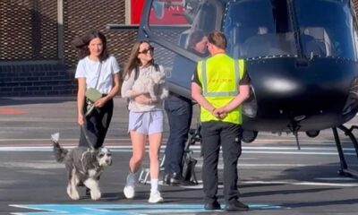 Tom Cruise Ana De Armas Helicopter London