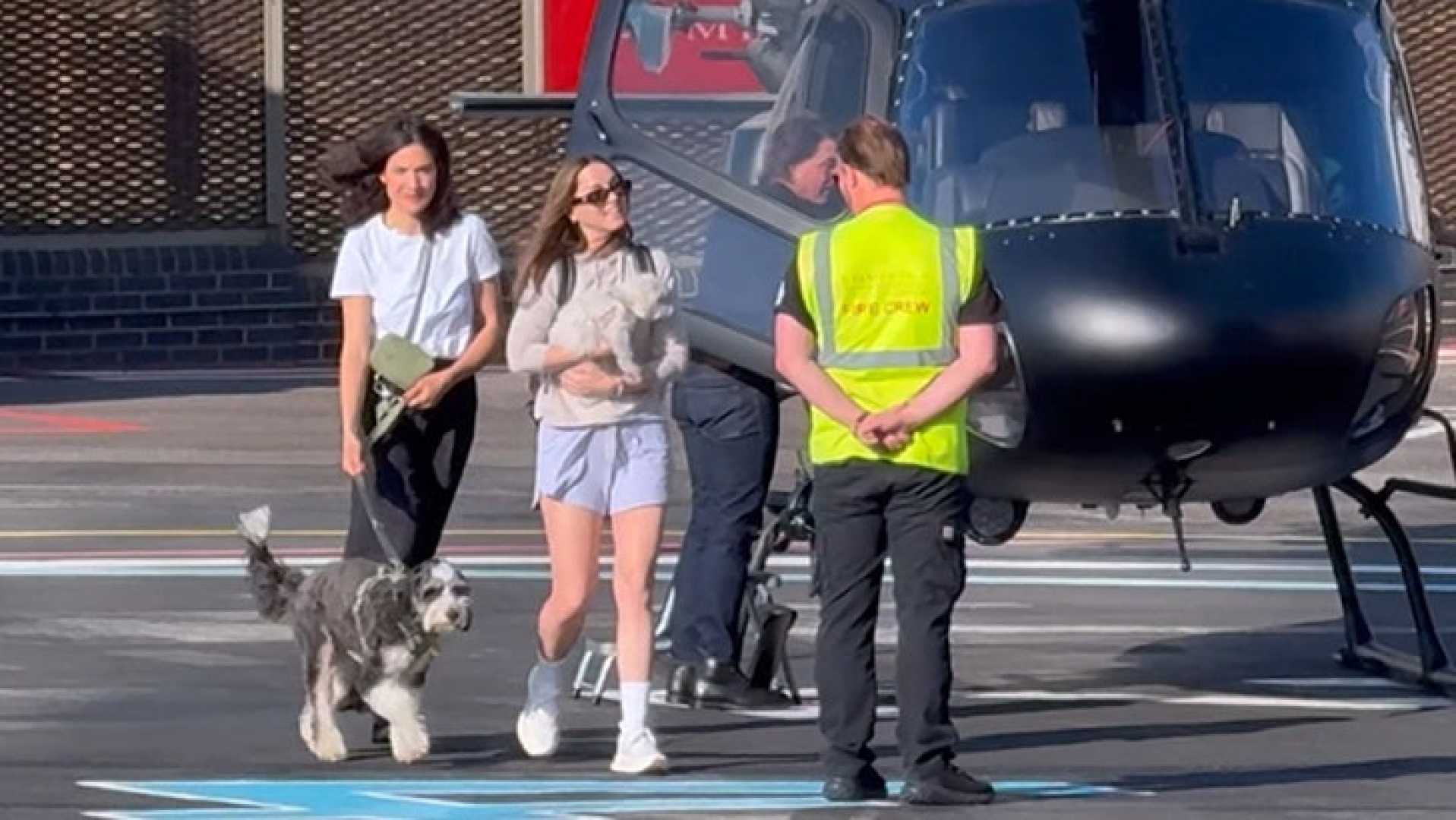 Tom Cruise Ana De Armas Helicopter London