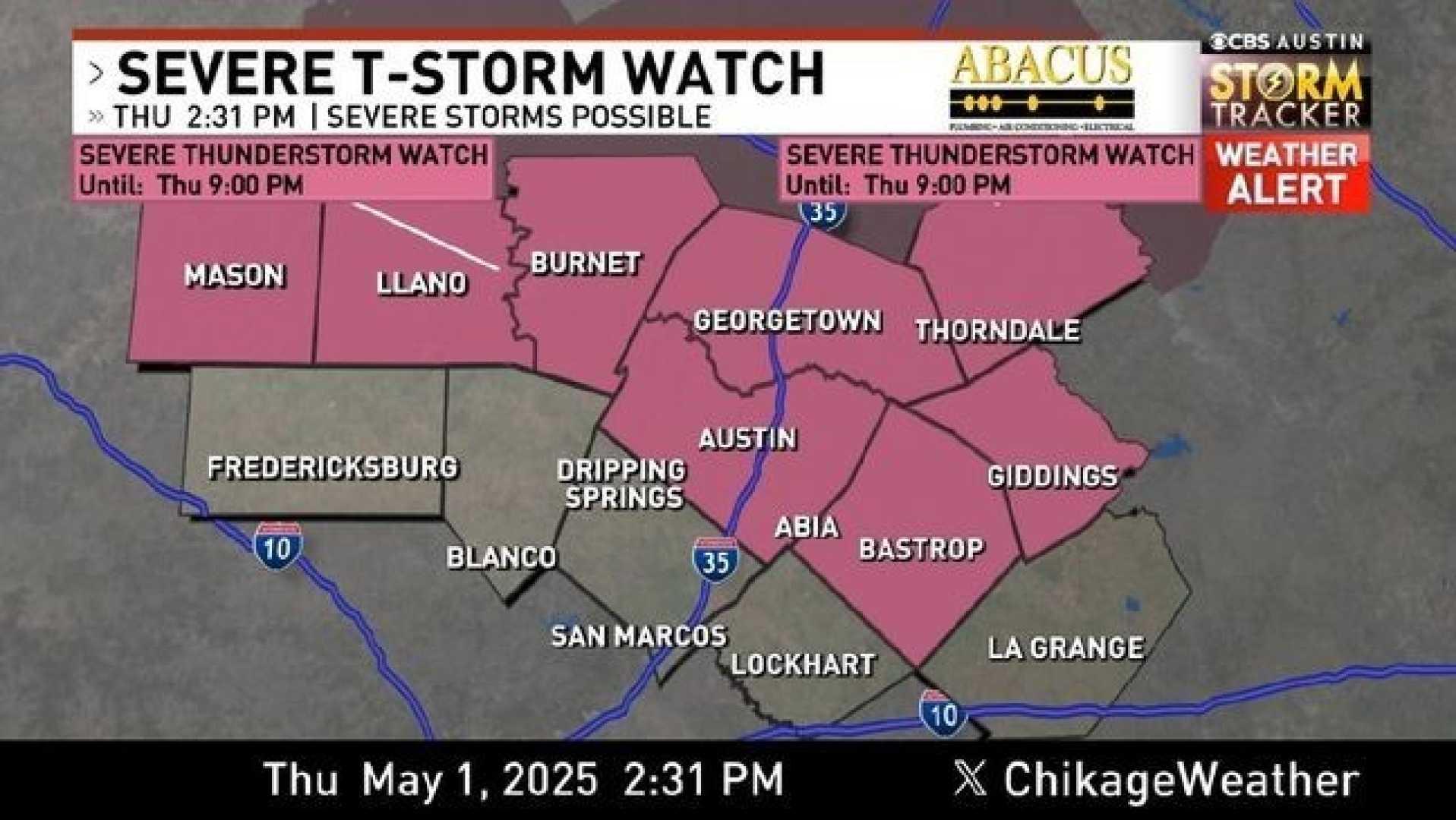 Tornado In Burnet County Texas