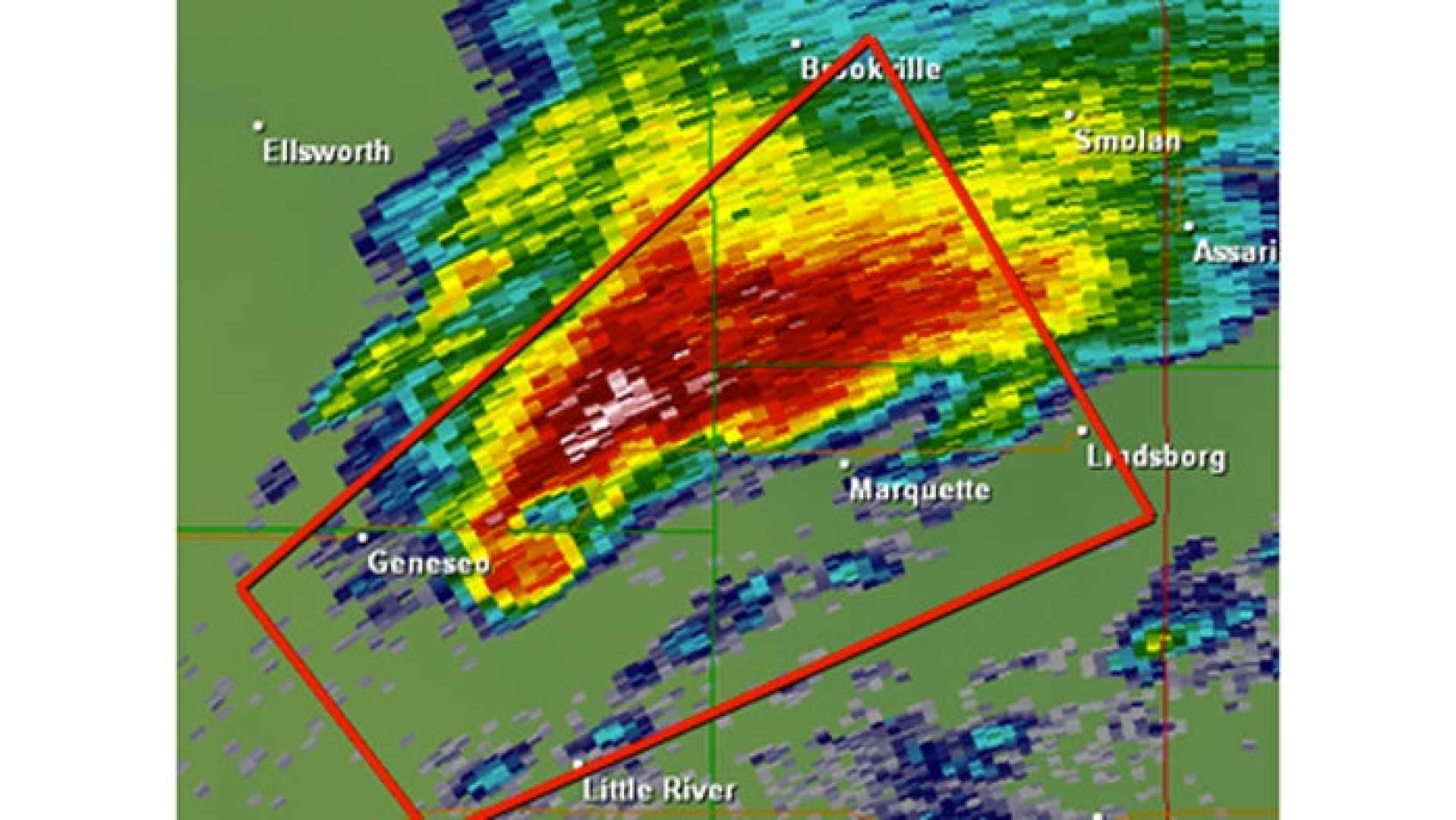 Tornado Warning Radar Storm