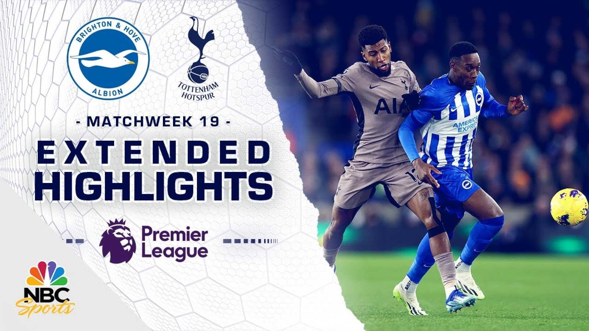 Tottenham Hotspur Vs Brighton Premier League
