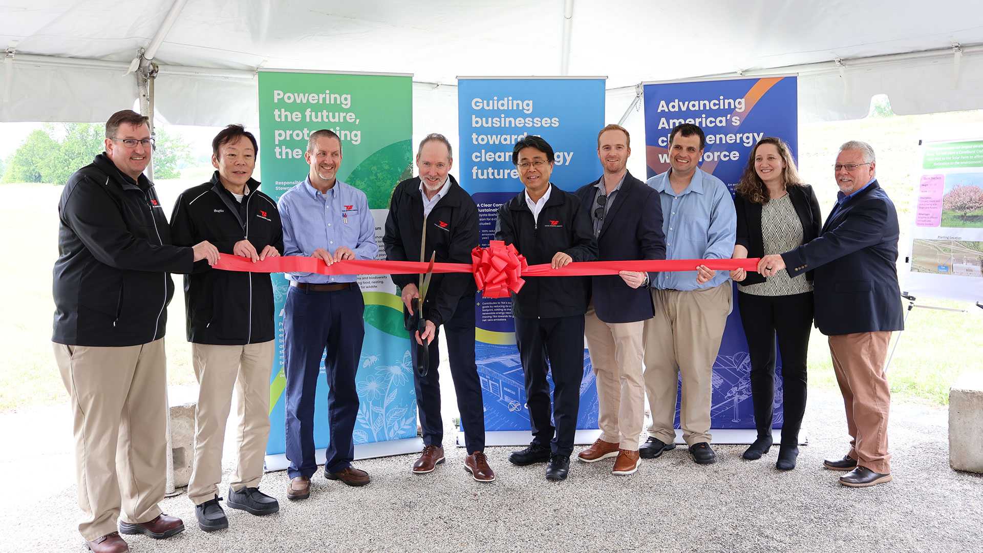 Toyota Boshoku America Solar Project Ribbon Cutting