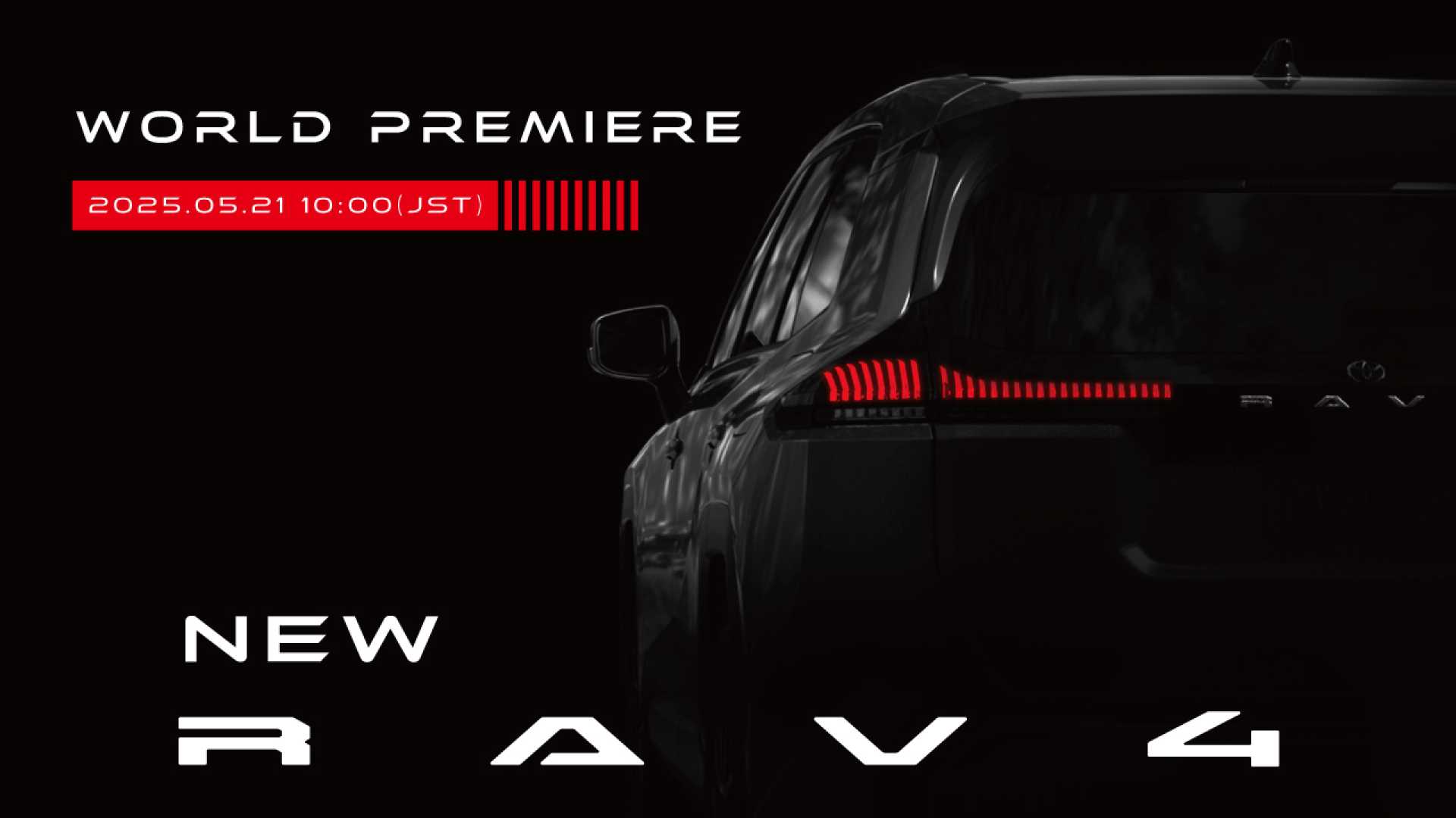 Toyota Rav4 World Premiere May 20