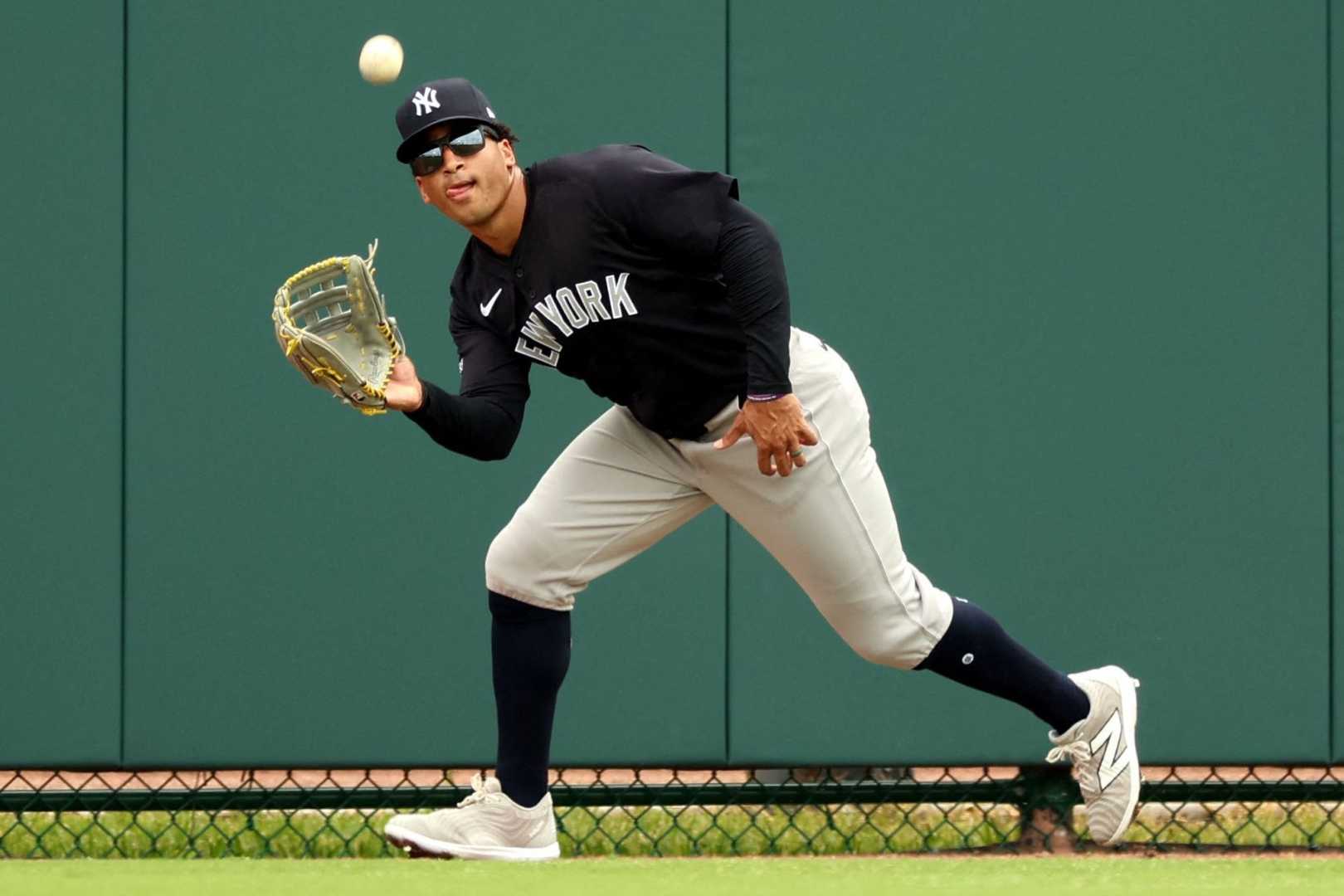 Trent Grisham New York Yankees Baseball Action