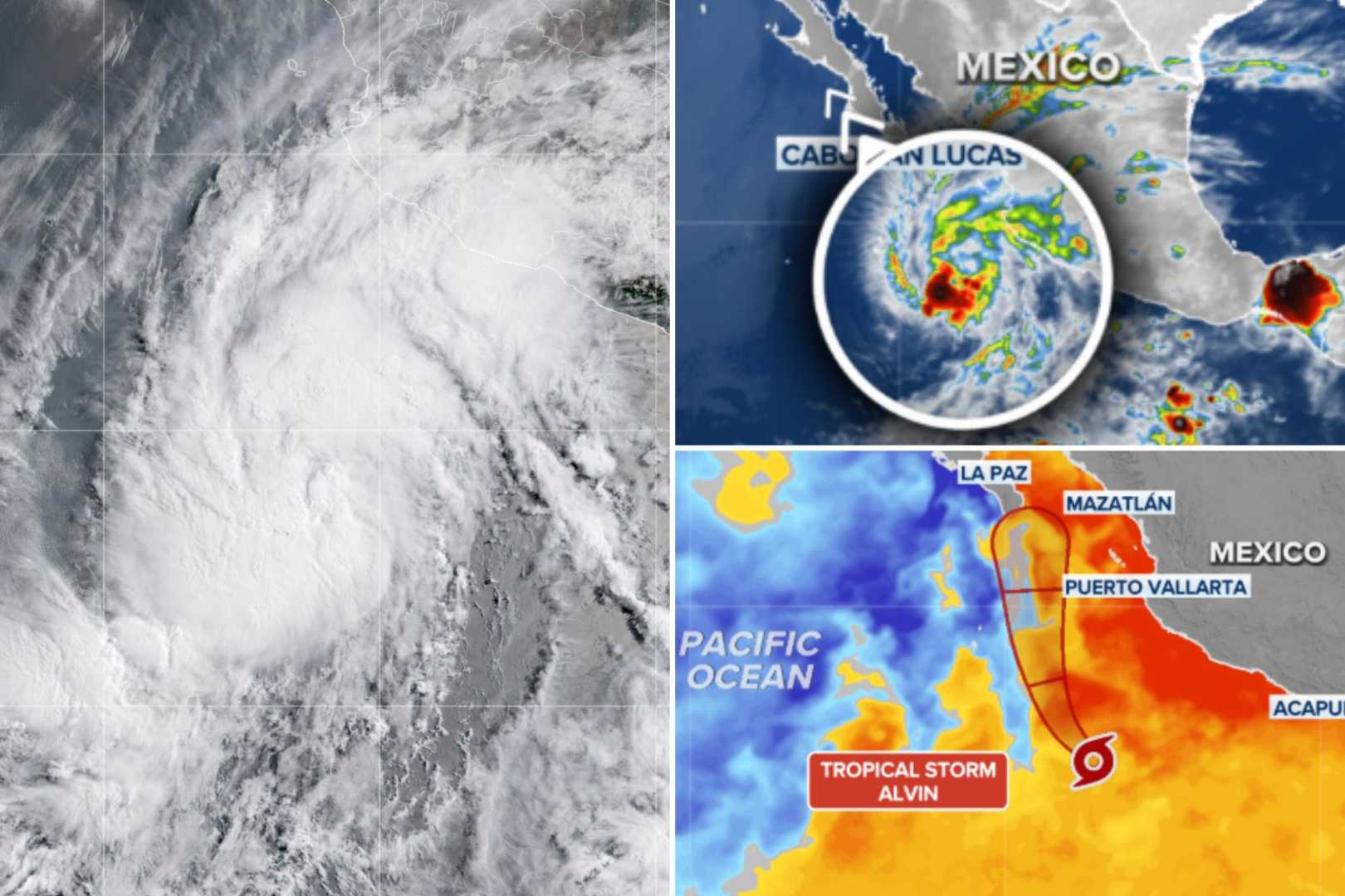 Tropical Storm Alvin Eastern Pacific