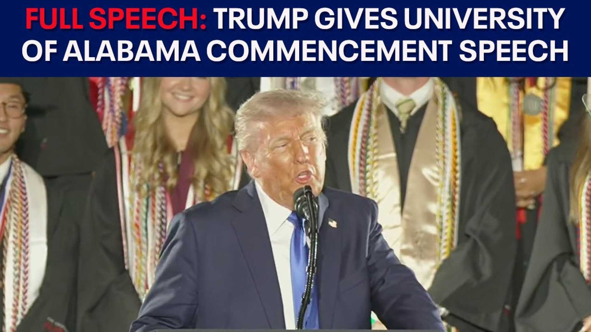 Trump Commencement Speech University Of Alabama