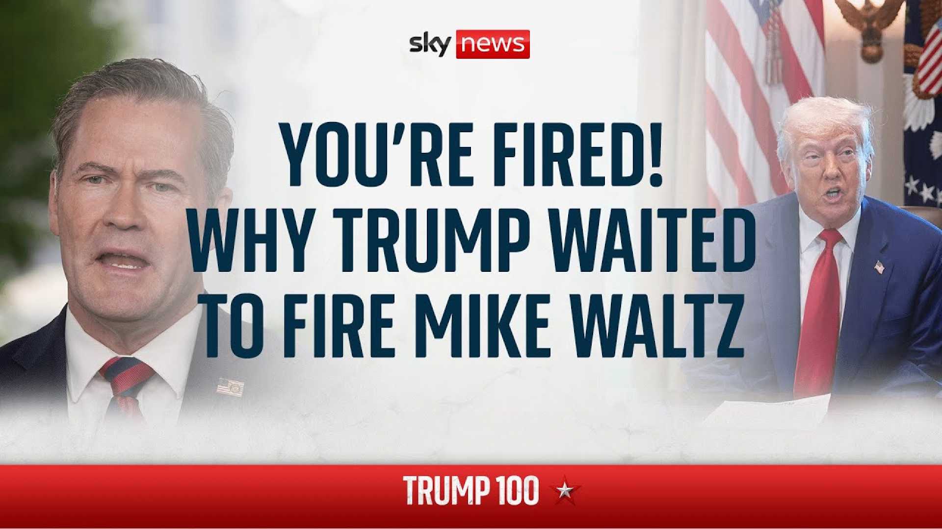 Trump Fires Mike Waltz News