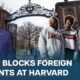 Trump Harvard International Students