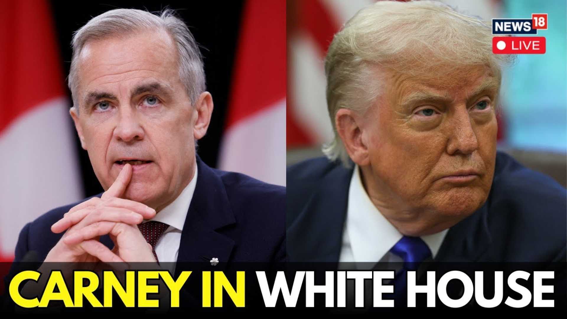 Trump Oval Office Meeting With Mark Carney