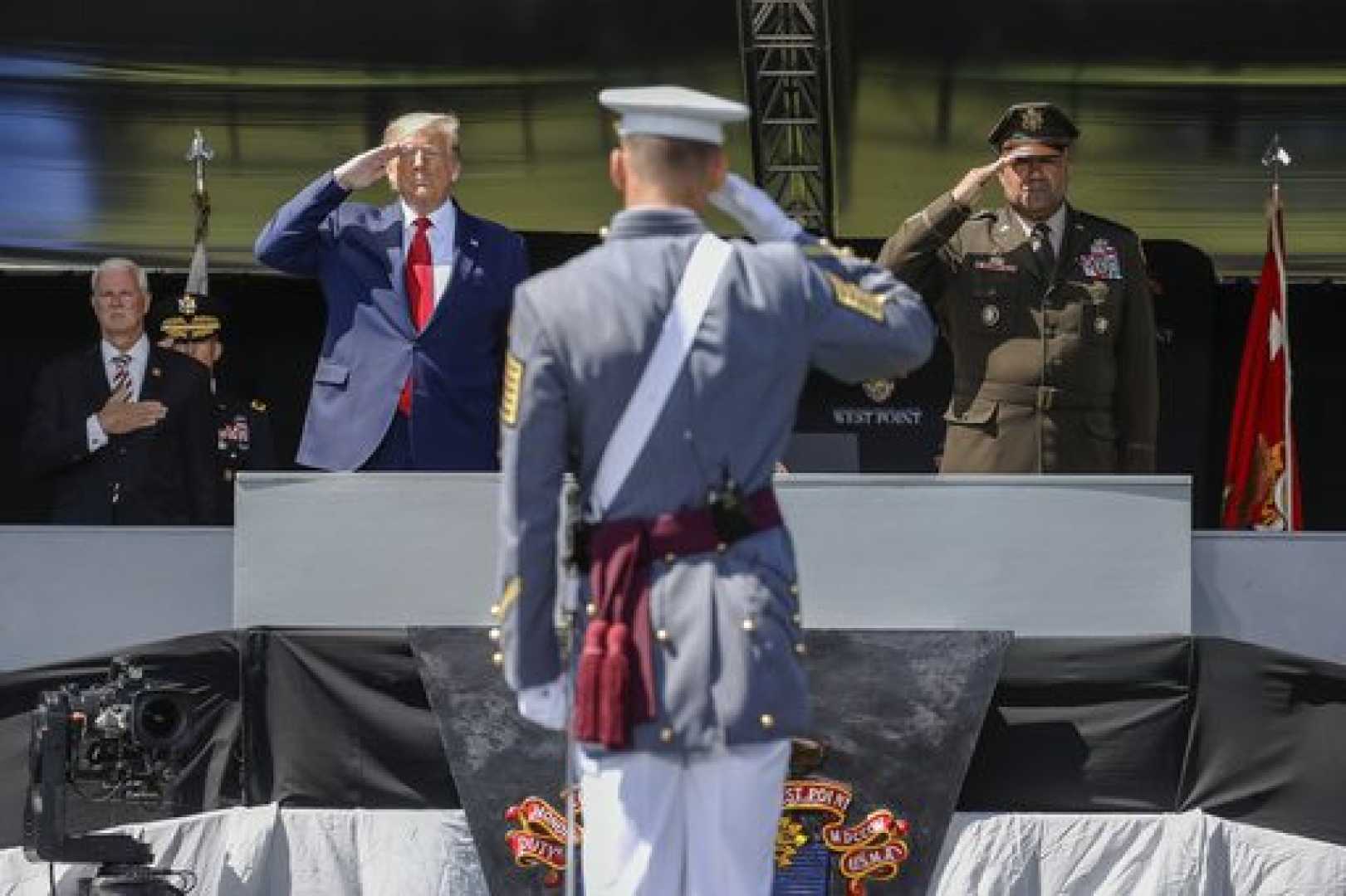 Trump West Point Military Academy Commencement