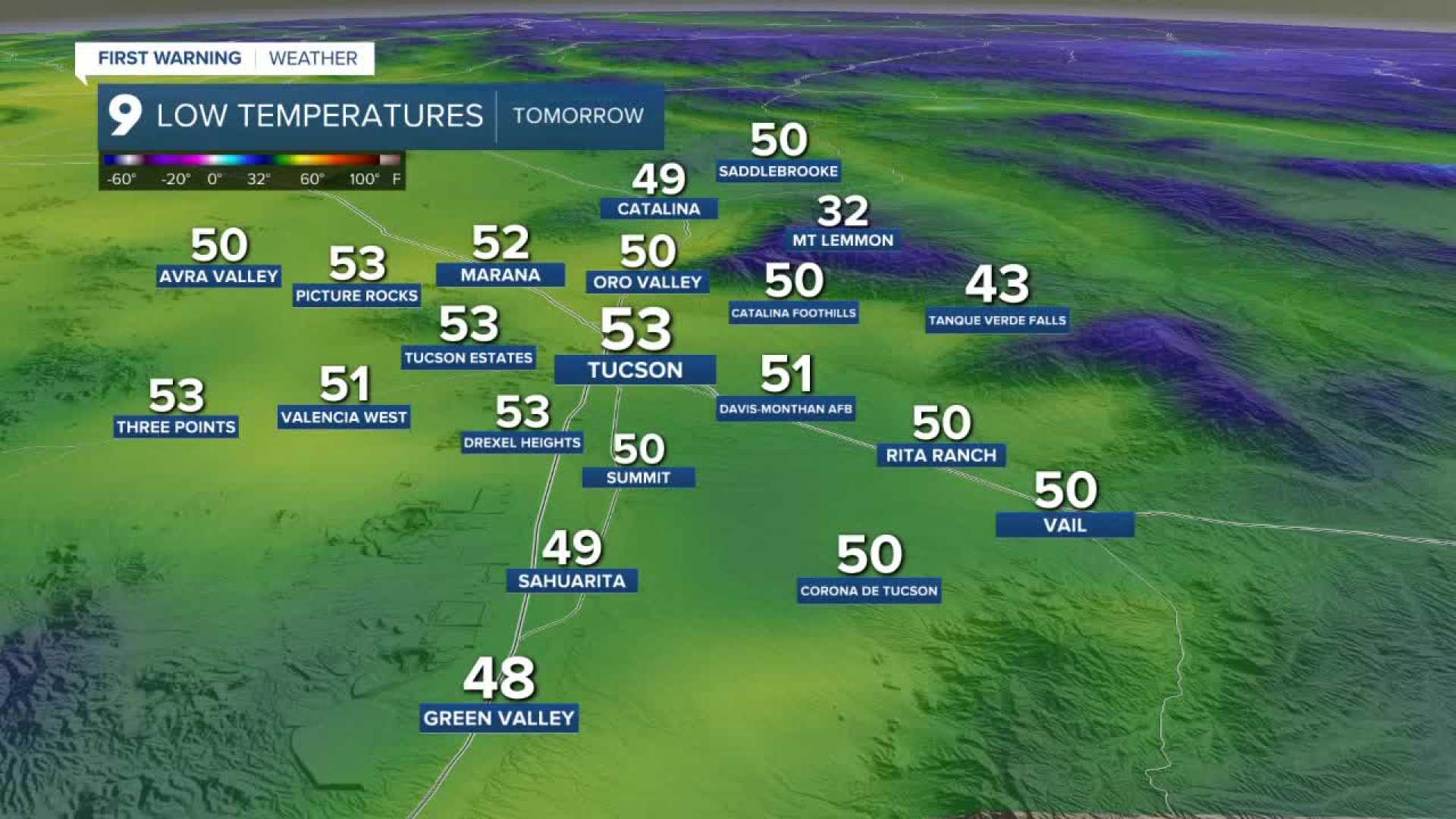 Tucson Weather Forecast Showers