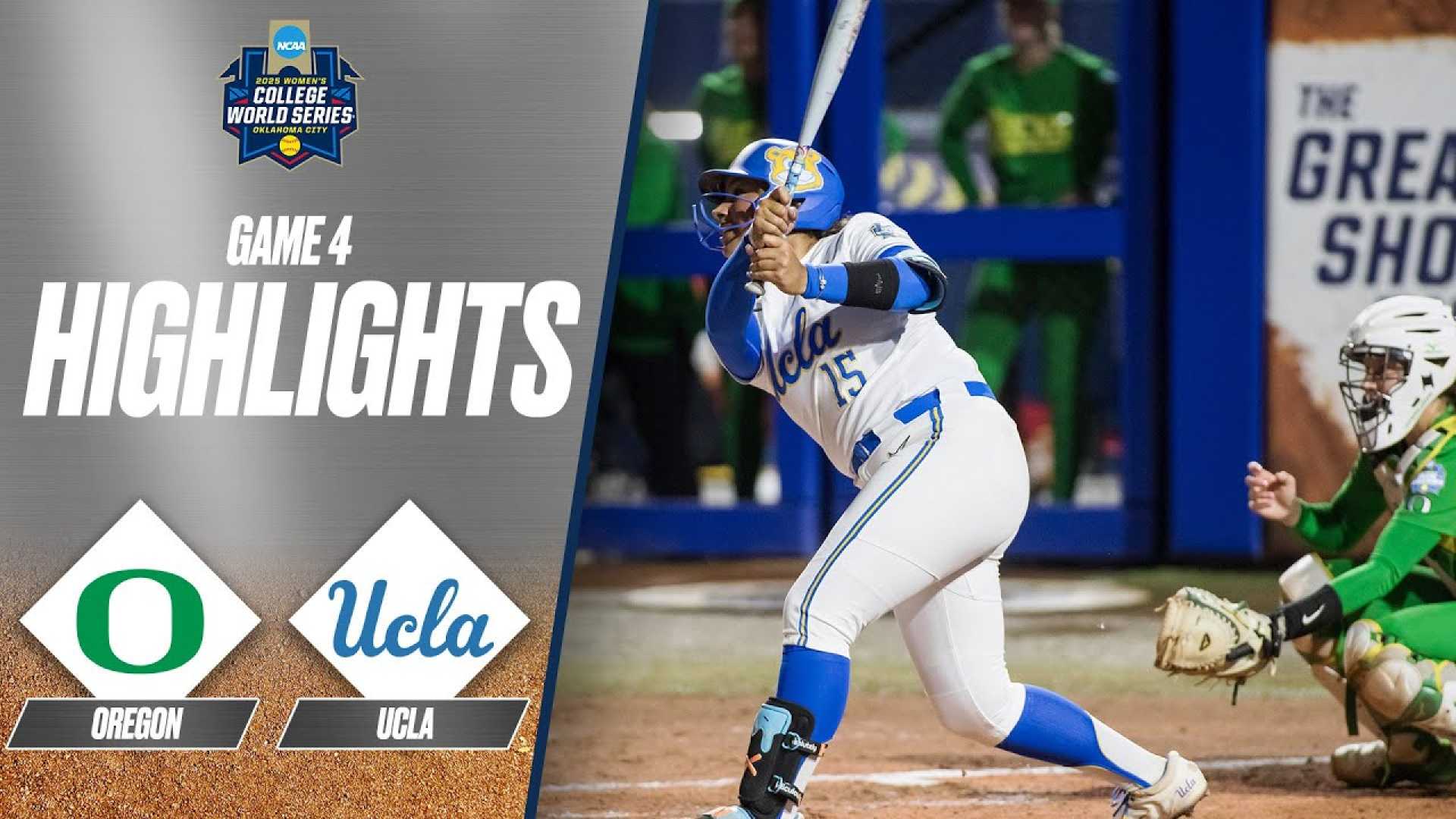 Ucla Oregon Softball Game Highlights