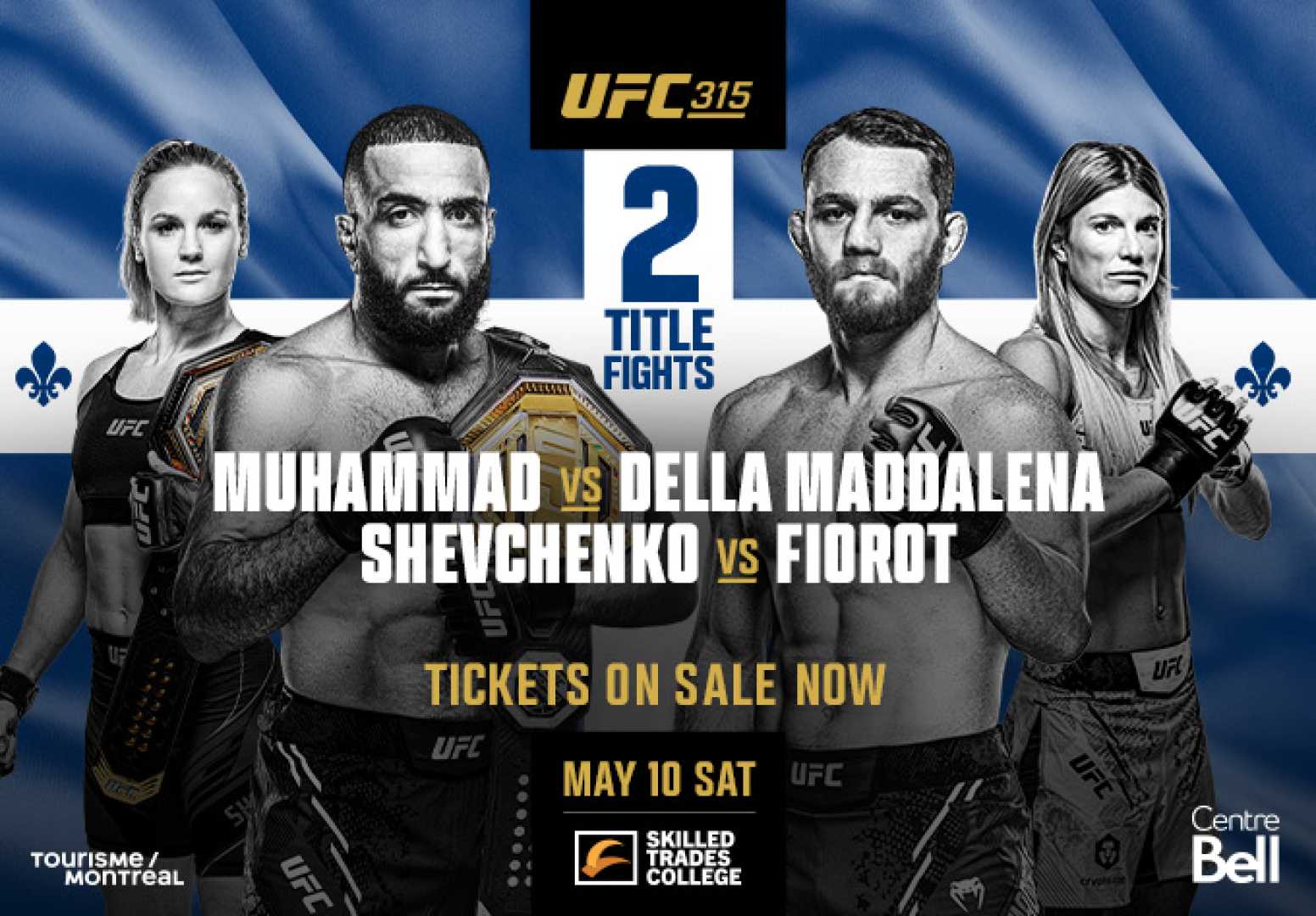 Ufc 315 Fight Card Montreal Bell Centre