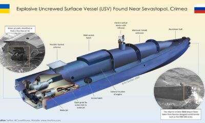 Ukrainian Sea Drone Attack On Russian Jet