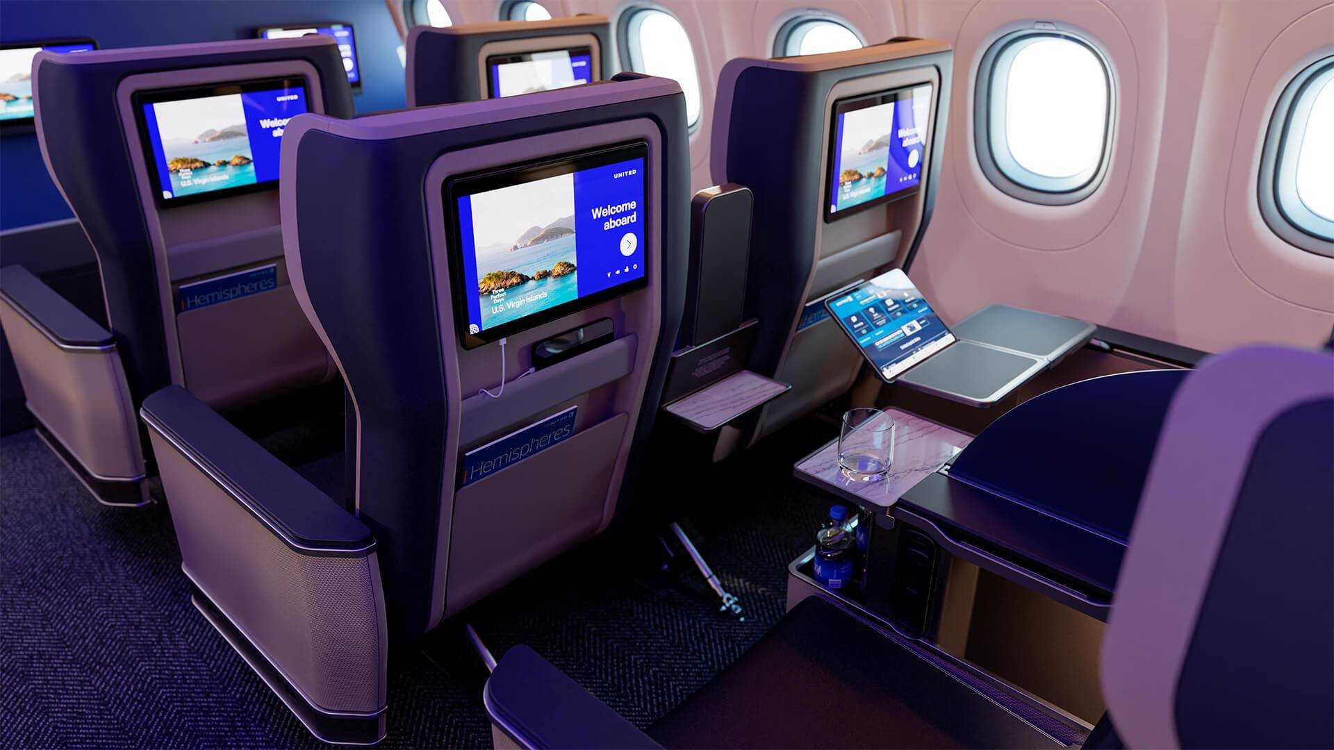 United Airlines New Cabin Design