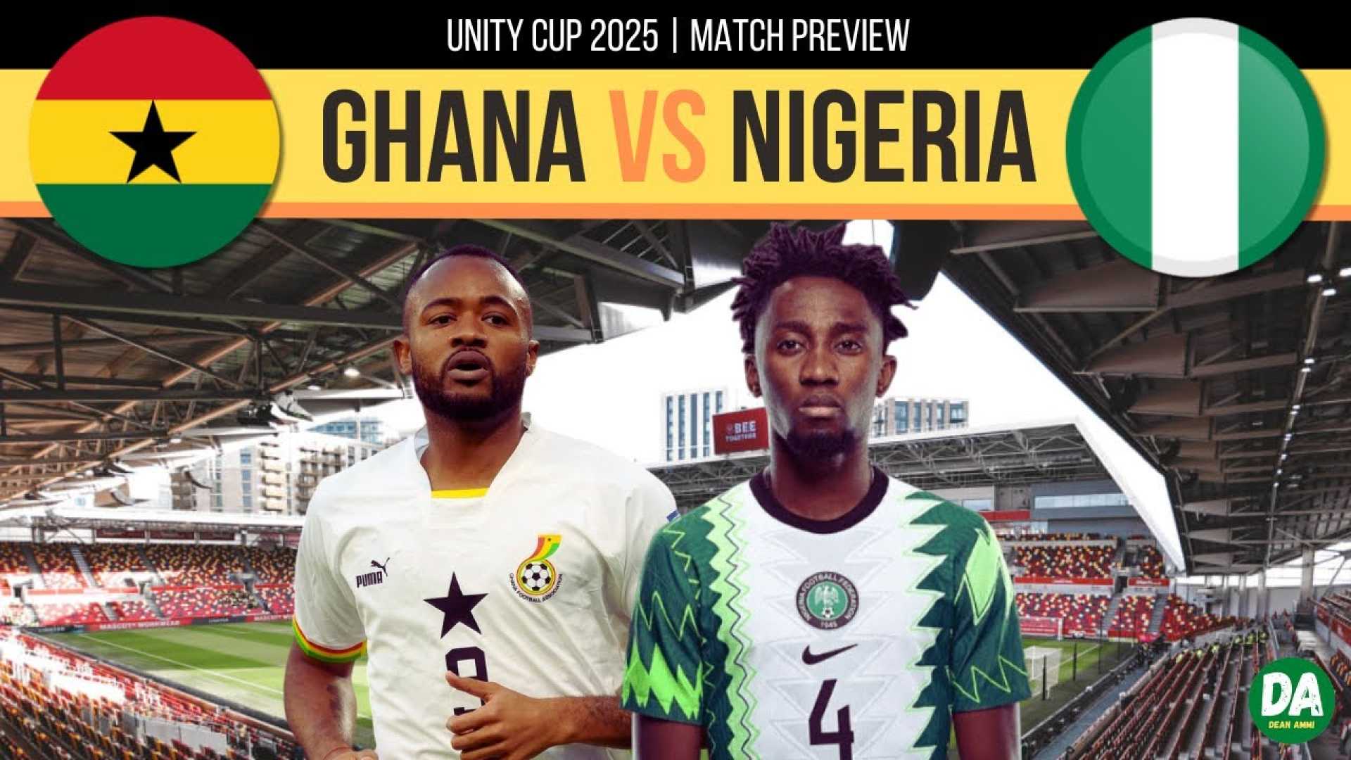 Unity Cup Nigeria Ghana Football