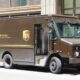 Ups Delivery Trucks And Packages