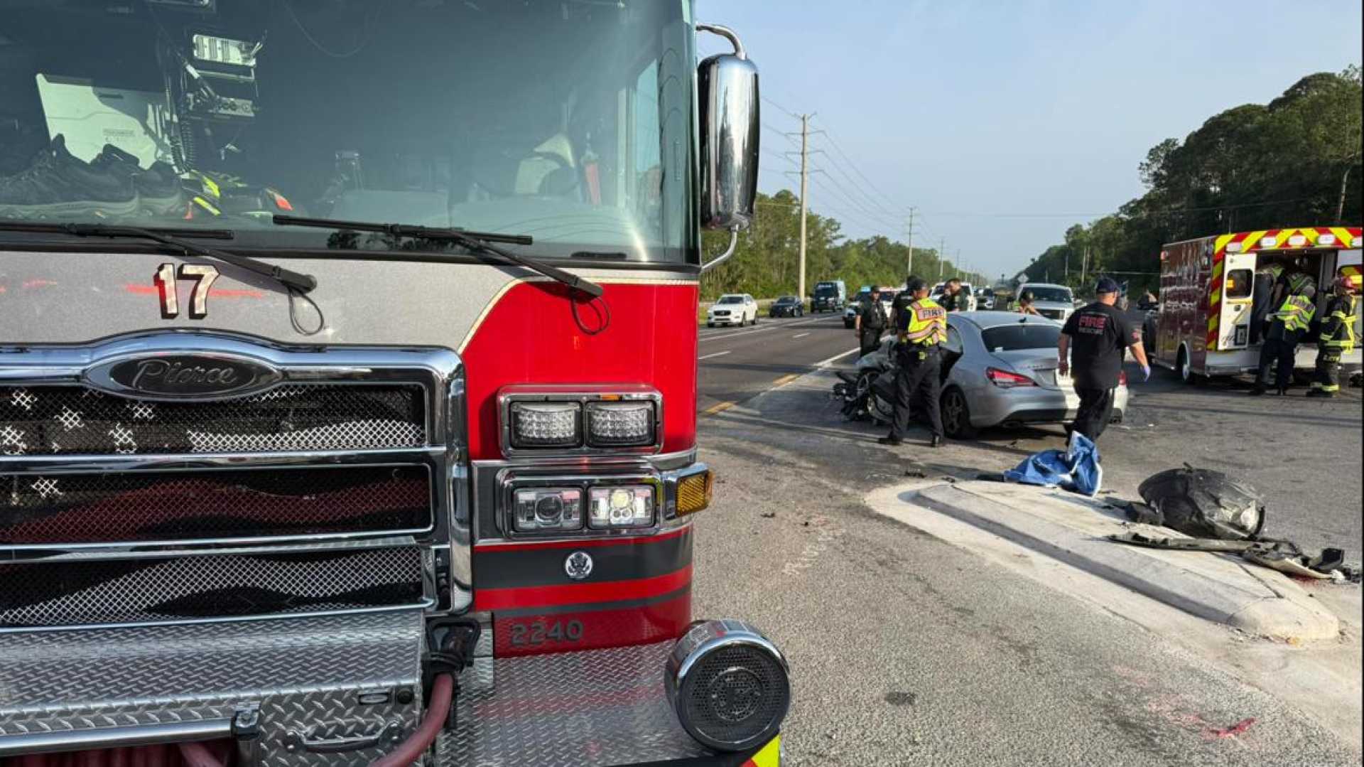 U.s. 1 Pine Island Road Crash St. Augustine