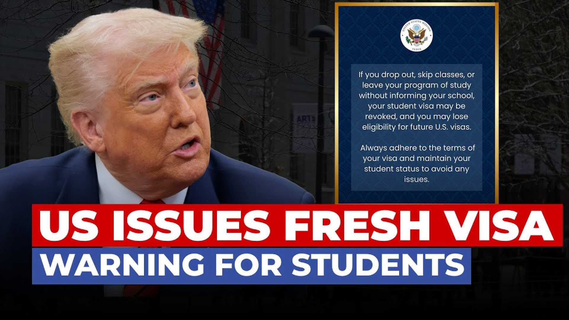 Us Embassy India Student Visa Warning