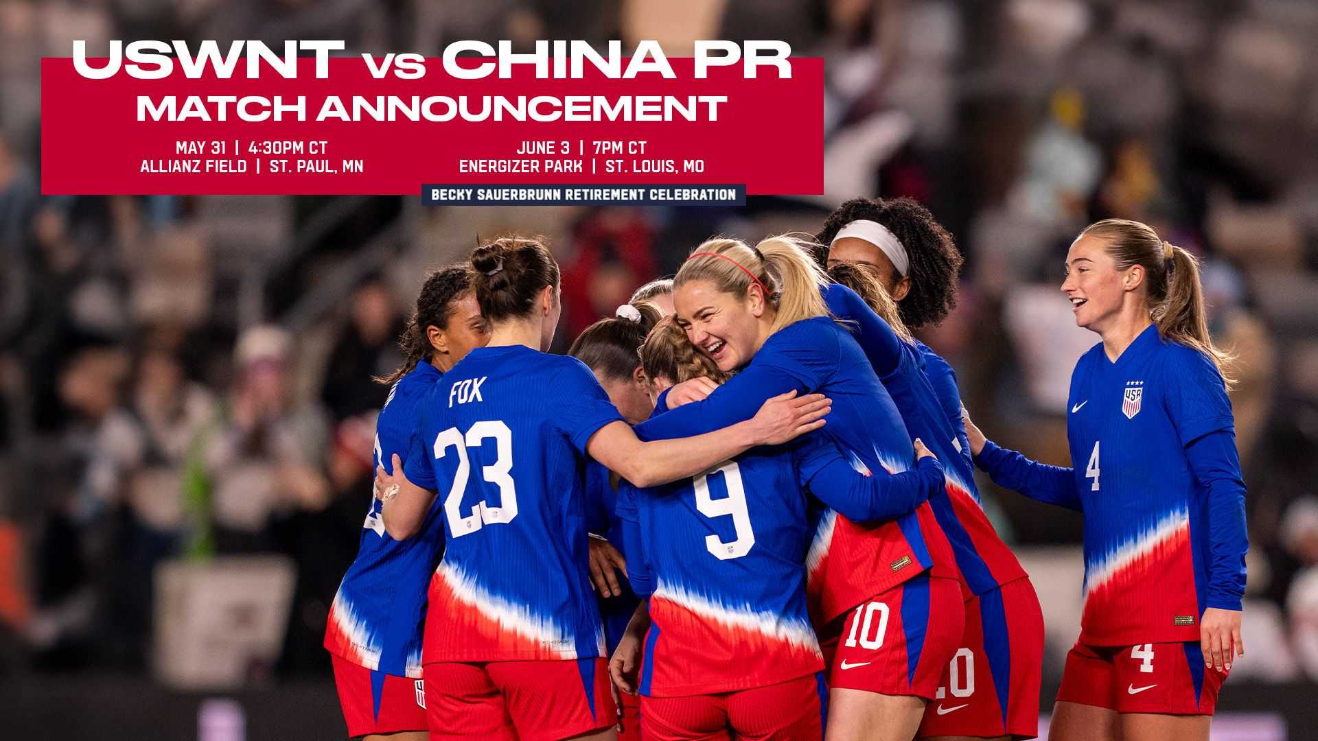 Us Women’s National Team Vs China Pr Match