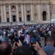 Vatican City Conclave Voting Crowd