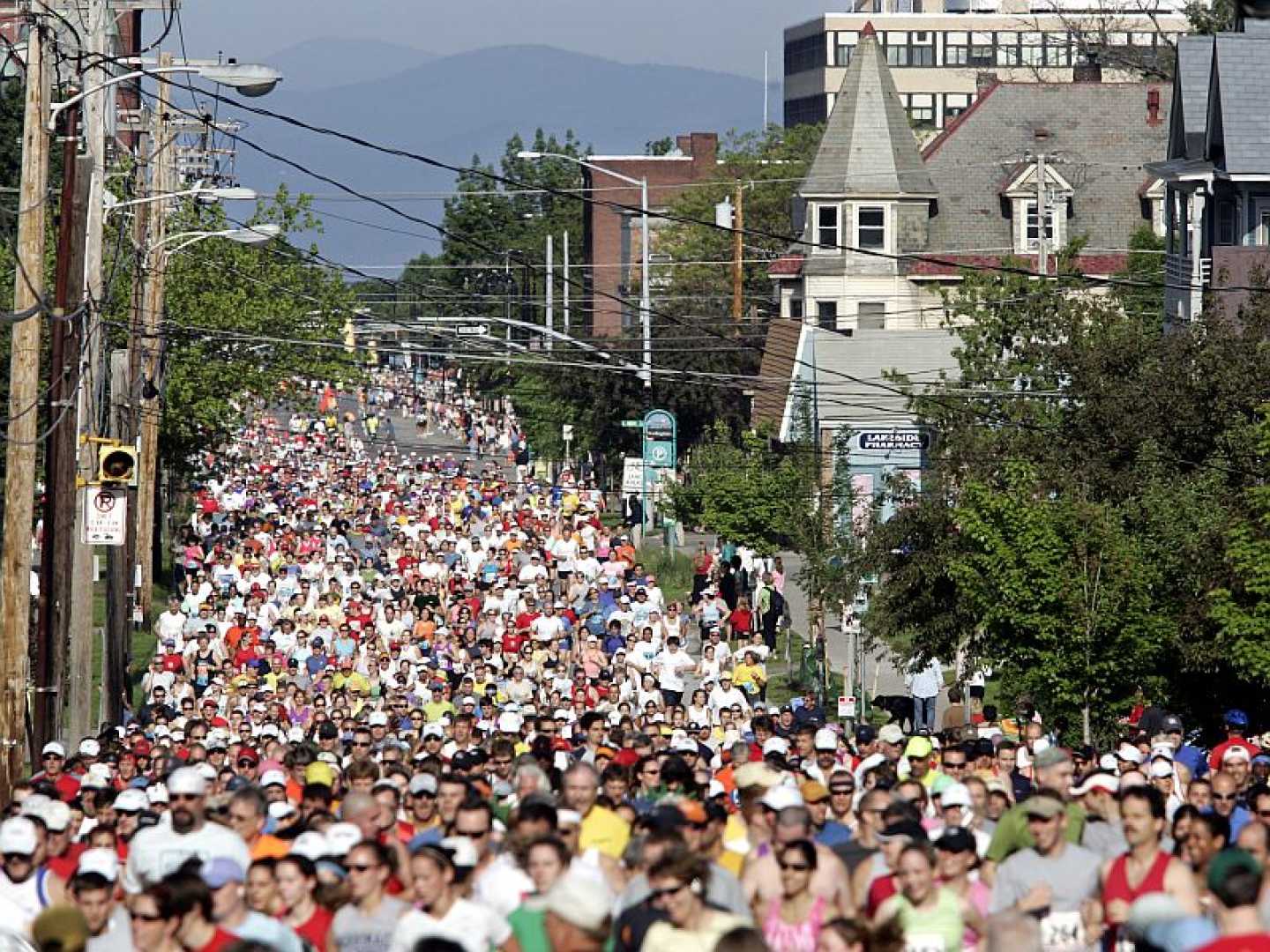 Vermont City Marathon Runners Jim Leary