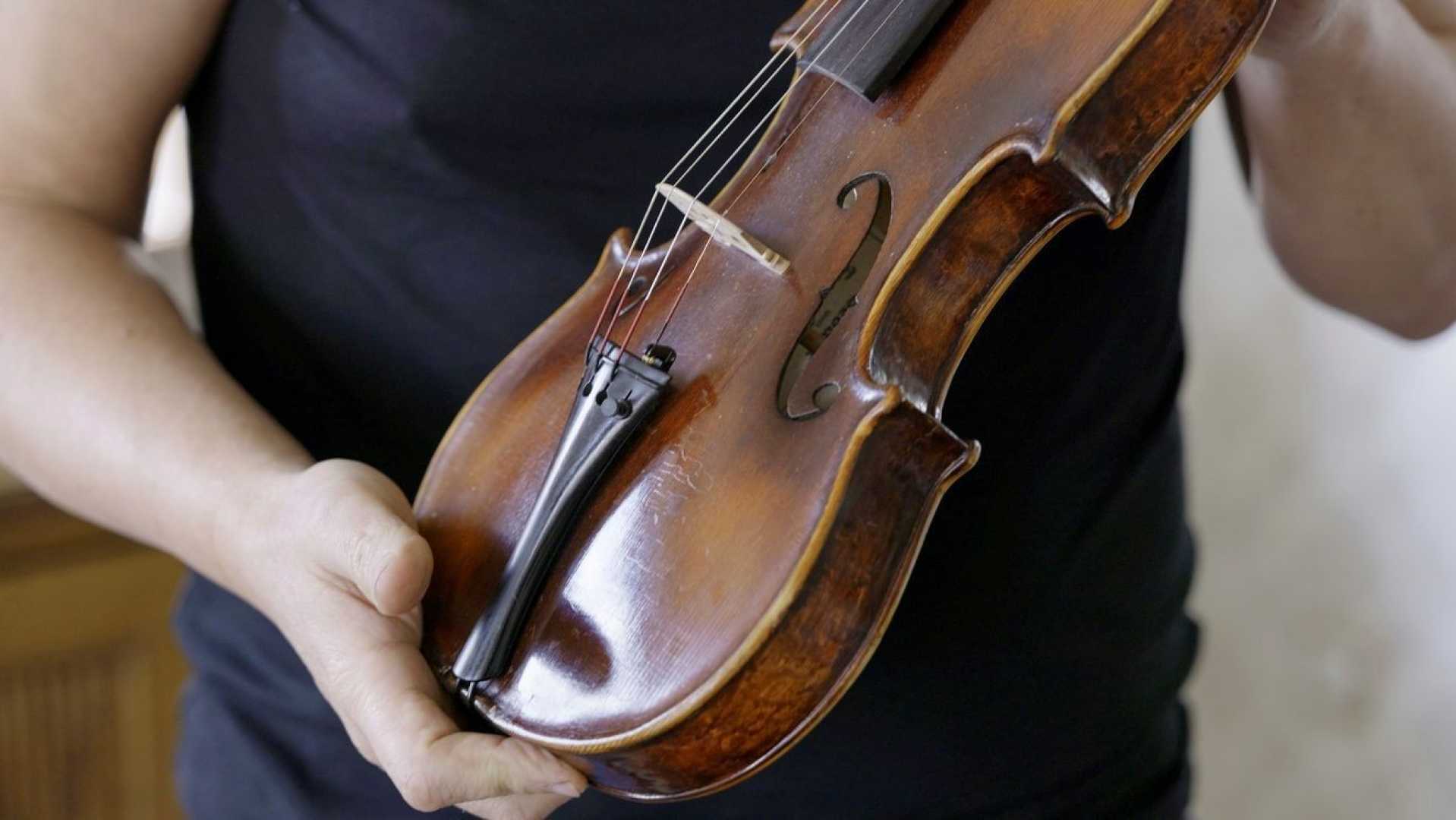 Violin Concentration Camp Secret Note