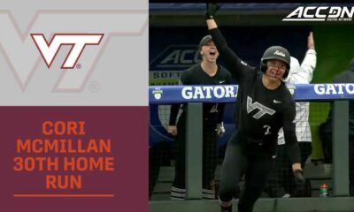 Virginia Tech Softball Mcmillan Home Run