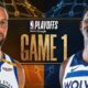 Warriors Timberwolves Playoff Game