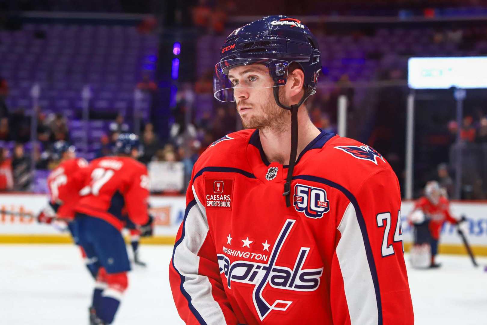 Washington Capitals Center Connor Mcmichael And Game Strategy