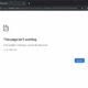 Website Access Error Message Screen